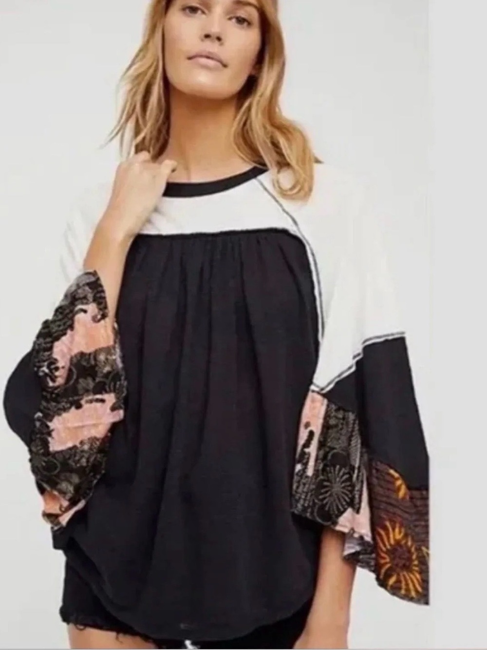 Free People Friday Fever Raglan Top - Medium  NWT! $98
